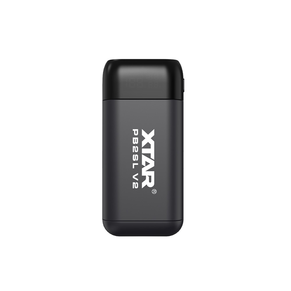 XTAR PB2SL-V2 Power Bank and Battery Charger - Black
