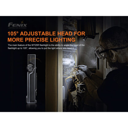 Fenix WT25R Adjustable Rechargeable Work Light - 1000 Lumens, 220 Metres - Image 6