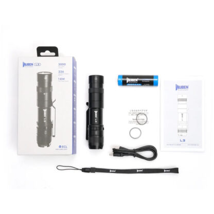 Wuben L3 USB-C Fast Charging Flashlight - 3000 Lumens, 226 Meters - Image 11