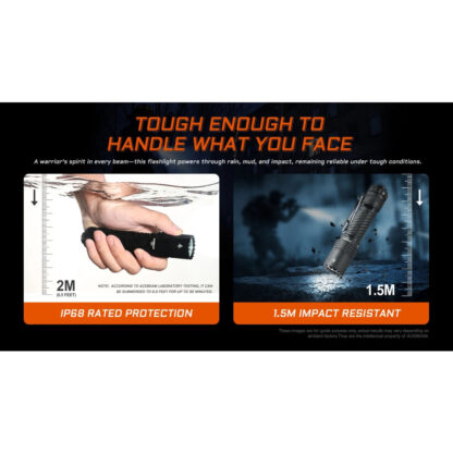 AceBeam T37 Duty and Tactical Flashlight - 4000 Lumens, 440 Meters - Image 11
