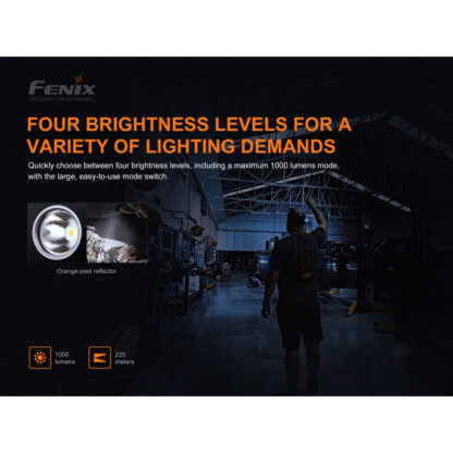 Fenix WT25R Adjustable Rechargeable Work Light - 1000 Lumens, 220 Metres - Image 5