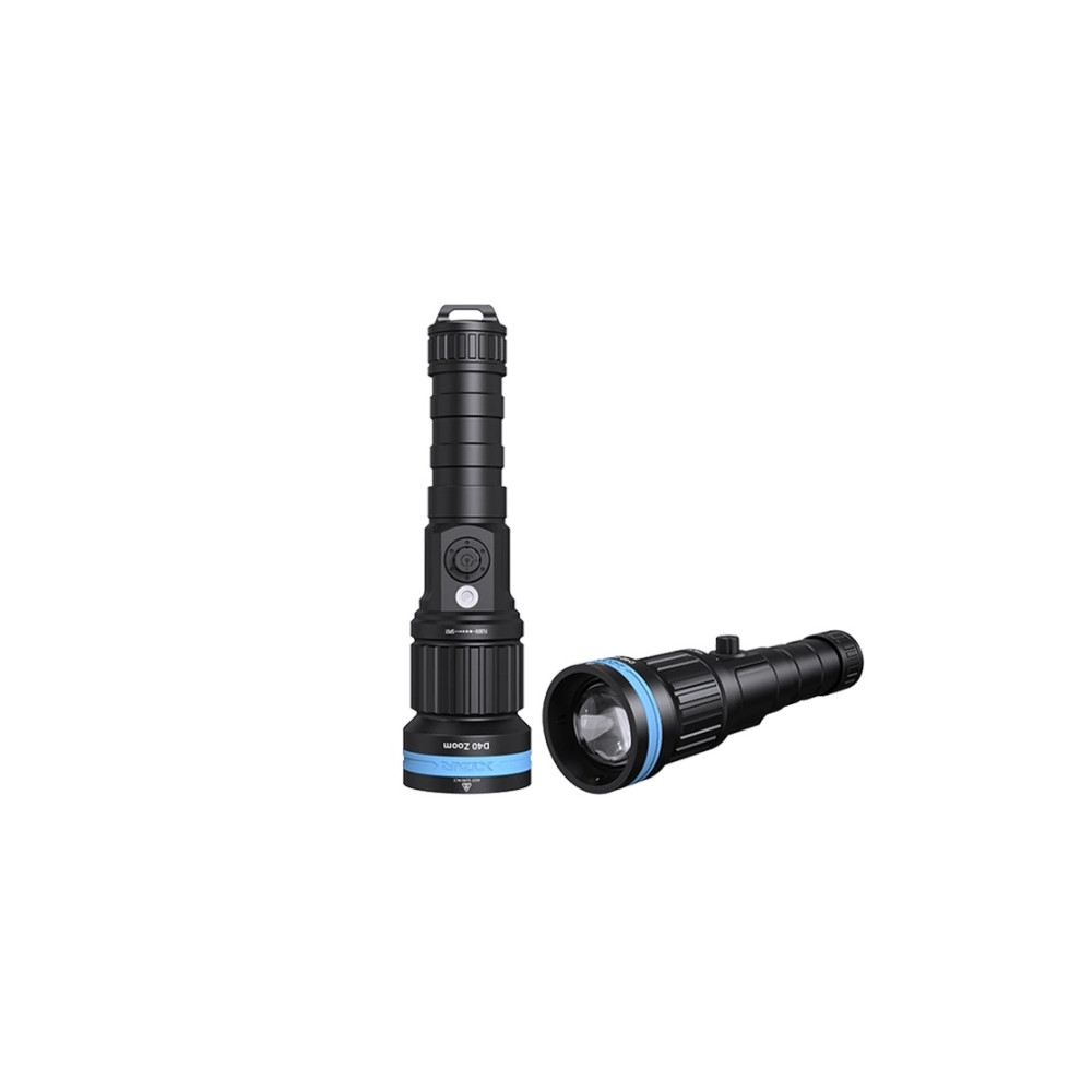 XTAR D40 ZOOM Dive Light with Adjustable Beam - 1600 Lumens