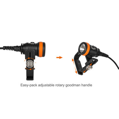 OrcaTorch D620 V2.0 2700 Lumen Canister Dive Torch - 260 Metres - Image 15