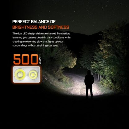AceBeam Keylite 500 Black USB-C Keychain Light - 500 Lumens, 70 Metres - Image 7