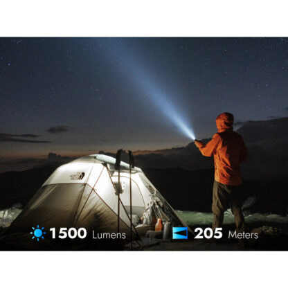 Wuben X4 Flat Pocket Flashlight - 1500 Lumens, 205 Metres - Image 2