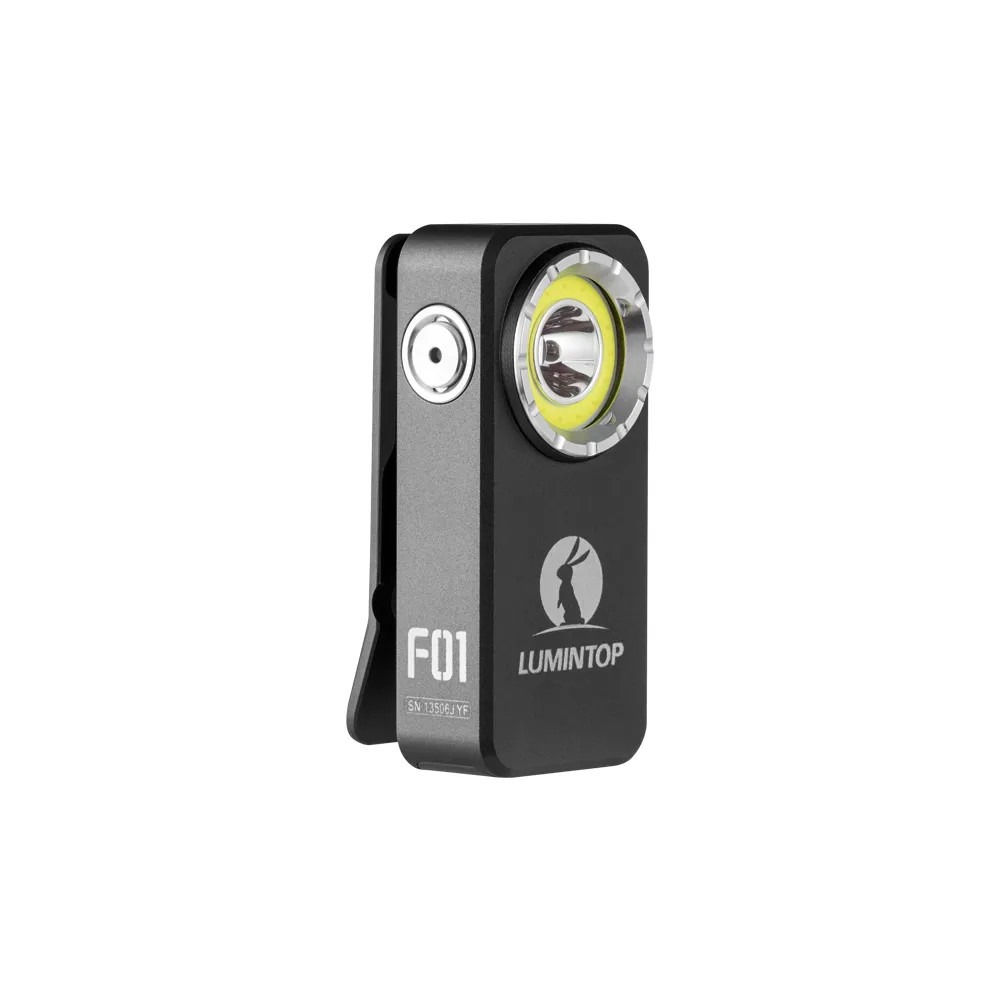Lumintop F01 Mini Triple‑Beam Flashlight (Black) - 1200 Lumens, 182 Metres