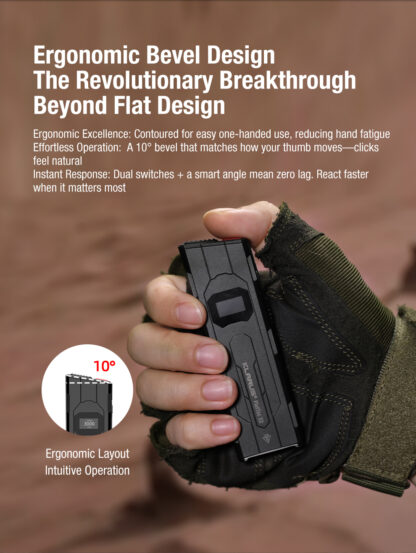 Klarus FlatTac X2 UItra-Thin Palm-Sized Flashlight - 3000 Lumens, 170 Metres - Image 8