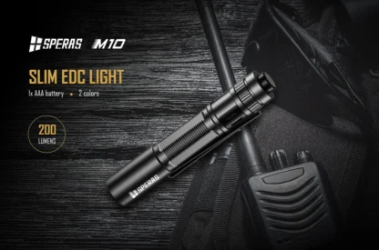 SPERAS M10 AAA EDC Flashlight - 200 Lumens, 58 Metres - Image 8