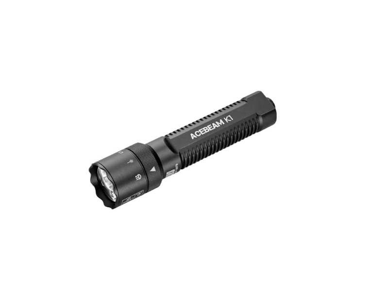 AceBeam K1 EDC Flashlight UV, White and Green Beam - 1000 Lumens, 223 Metres