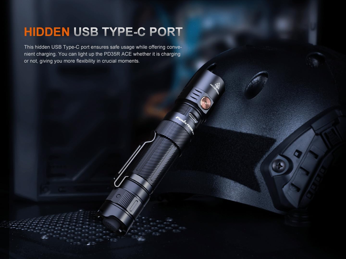 Fenix PD35R ACE LED USB-C Rechargeable Flashlight - 2000 Lumens, 380 Metres - Image 8