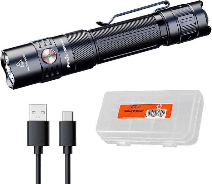 Fenix PD35R ACE LED USB-C Rechargeable Flashlight - 2000 Lumens, 380 Metres