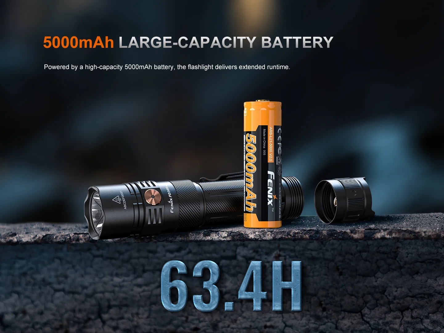 Fenix PD36R ACE USB-C Rechargeable LED Flashlight - 3000 Lumens, 415 Metres - Image 15