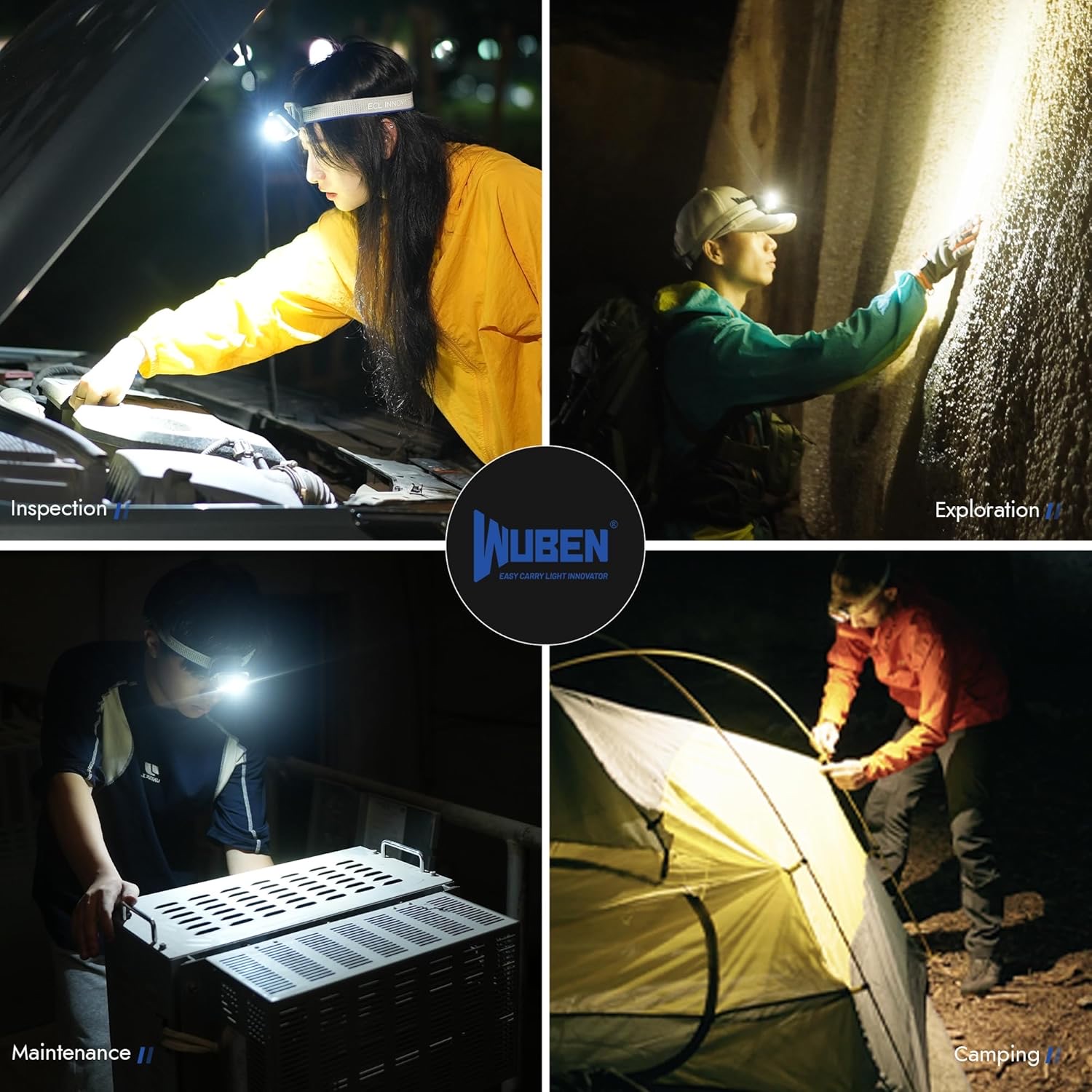 Wuben H4 Multi-Function Rechargeable Headlamp – 800 Lumens, 66 Metres (Black) - Image 10