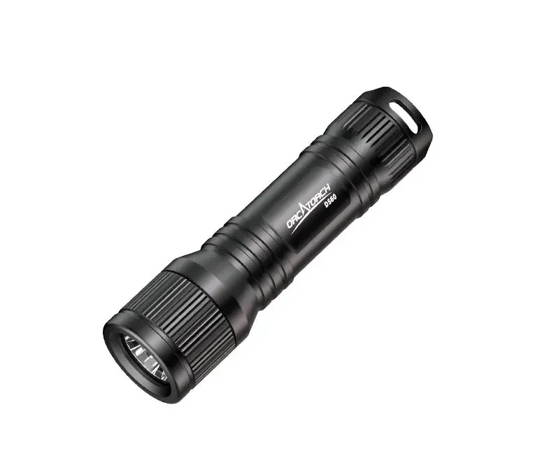 OrcaTorch D560 Mini Backup 700 Lumen Dive Torch - 134 Metres (Black)