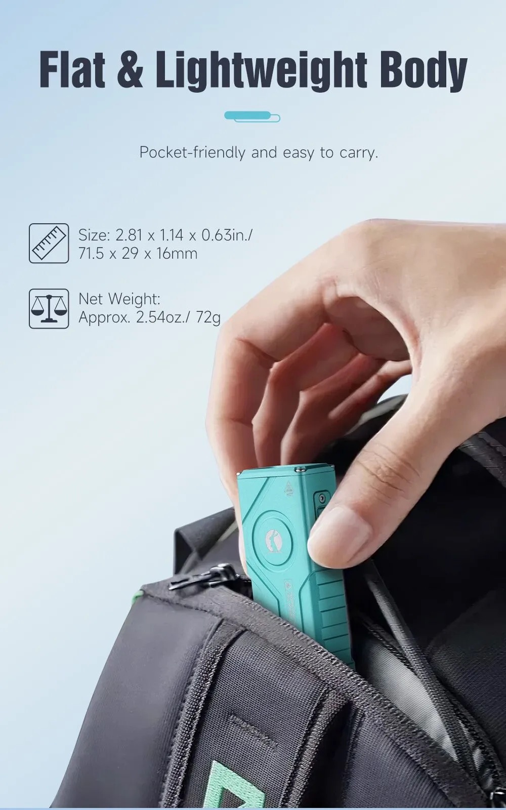 Lumintop F02 4-in-1 UV RGB & Green Pointer Mini Multifunction Flashlight - 1000 Lumens - Image 15