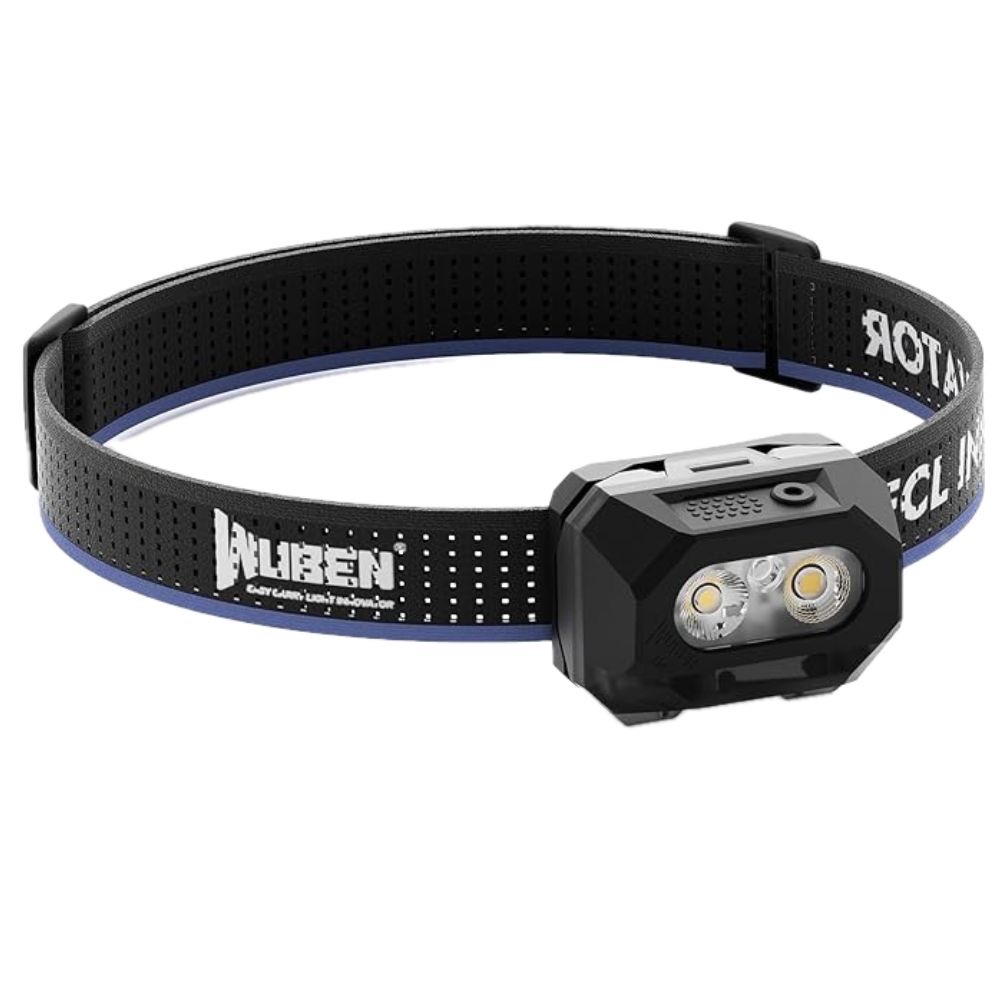 Wuben H4 Multi-Function Rechargeable Headlamp – 800 Lumens, 66 Metres (Black)