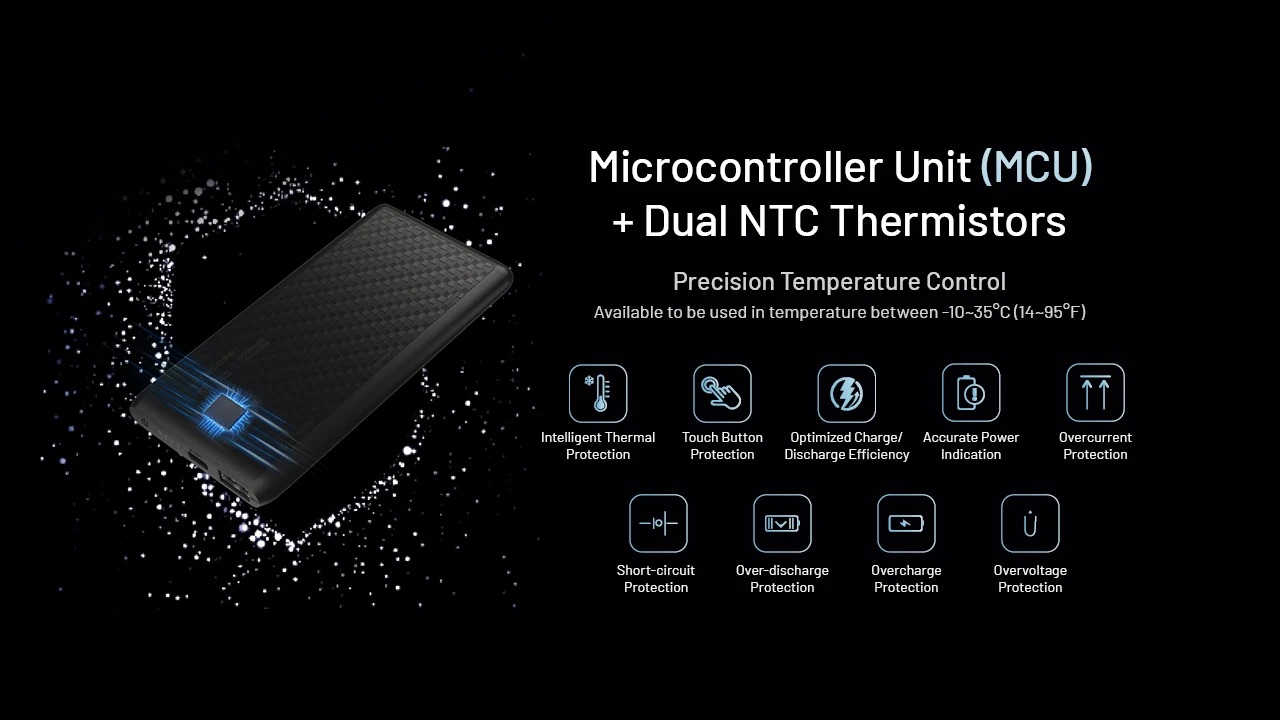 Nitecore NB Plus Carbon Fibre Ultra Lightweight 10,000mAh Waterproof Power Bank - Image 9