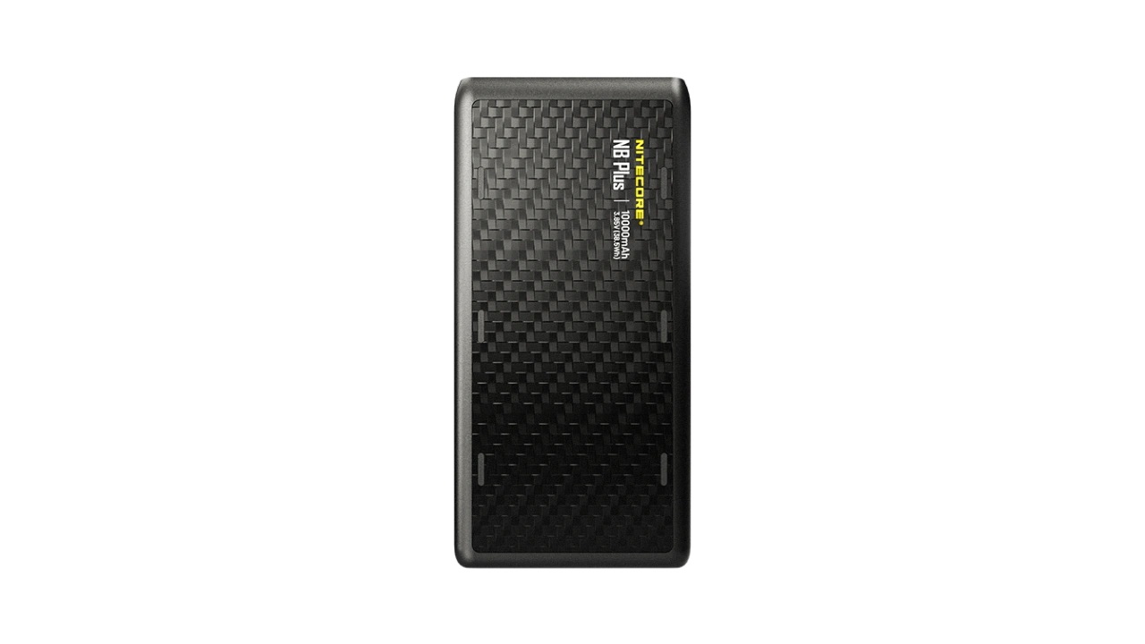 Nitecore NB Plus Carbon Fibre Ultra Lightweight 10,000mAh Waterproof Power Bank
