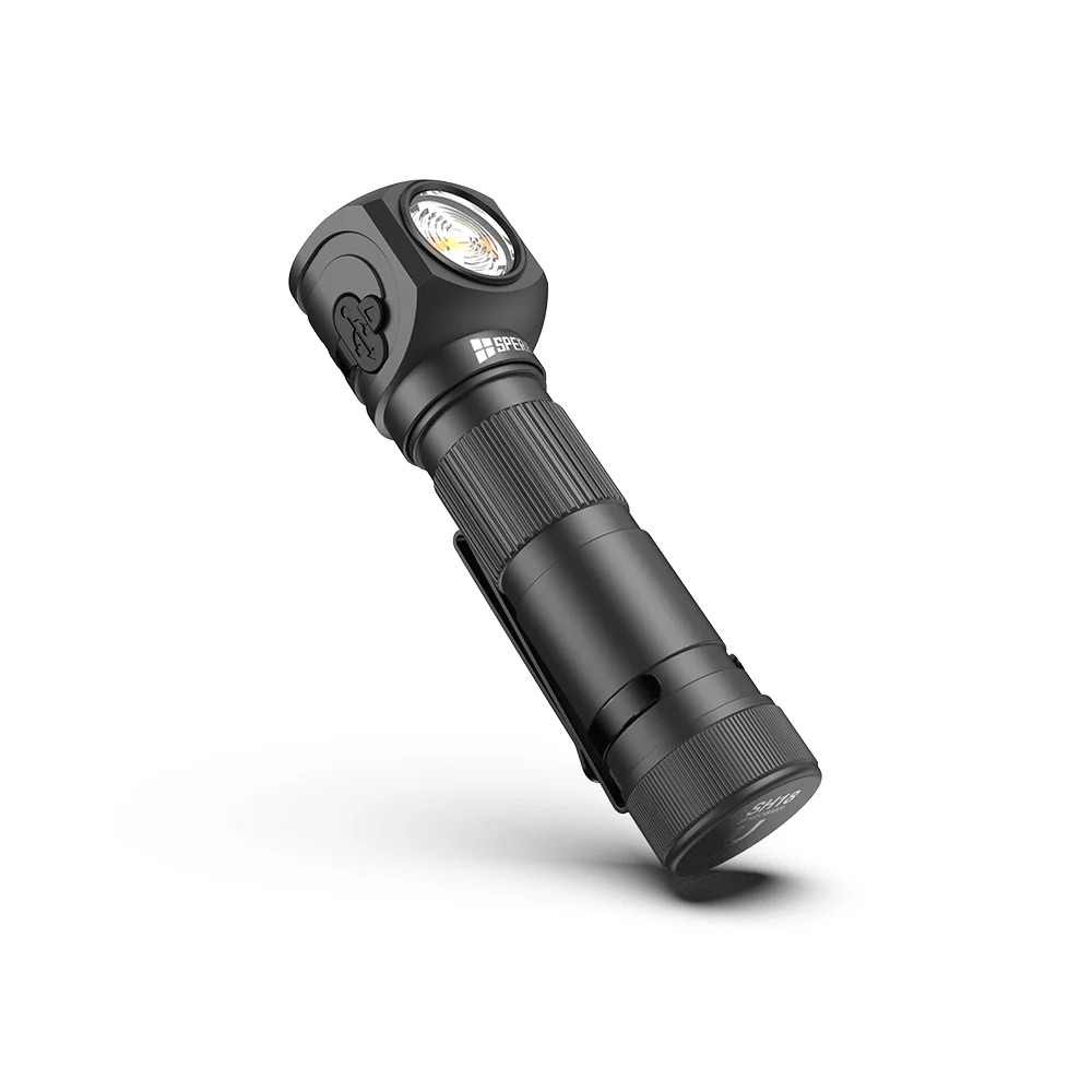 SPERAS SH18 Red and White Light Headlamp – 2000 Lumens, 250 Metres