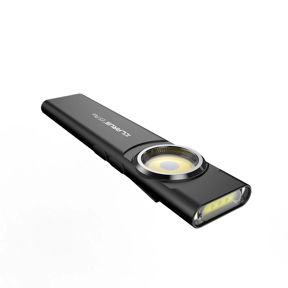 Klarus E5 Plus Rechargeable EDC Light with Magnetic Base – 650 Lumens (Black)