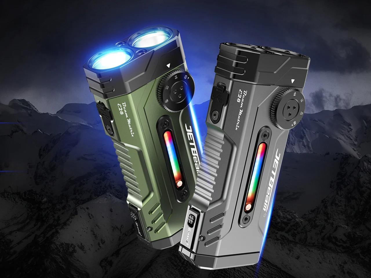 JETBeam E28 EDC Rechargeable Torch – 3300 Lumens, 365 Metres (Grey) - Image 6