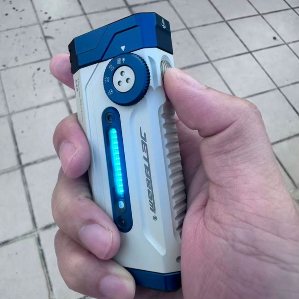 JETBeam E28 Rechargeable EDC Torch (LIMITED EDITION WHITE) - 3300 Lumens, 365 Metres