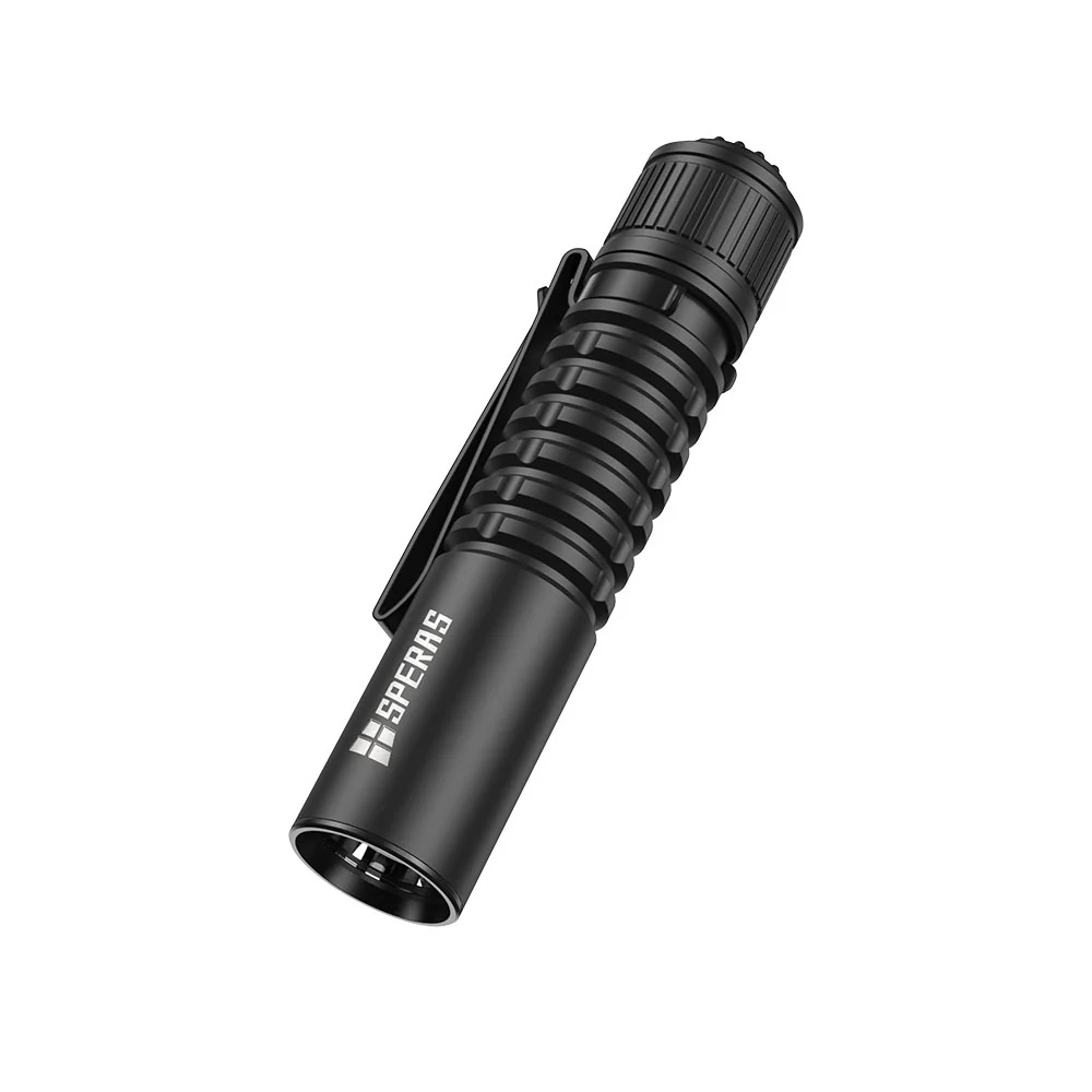SPERAS EST SE High-Output Tactical EDC Flashlight – 1500 Lumens, 322 Metres