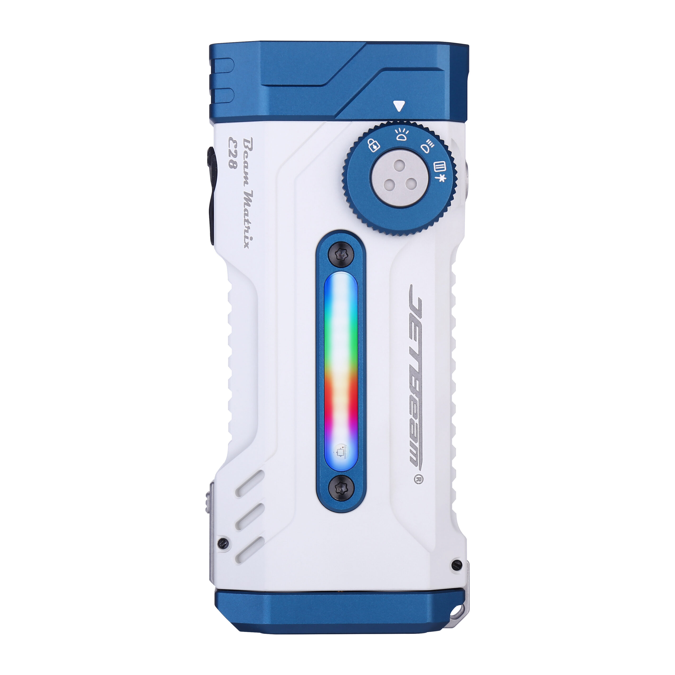 JETBeam E28 Rechargeable EDC Torch (LIMITED EDITION WHITE) - 3300 Lumens, 365 Metres