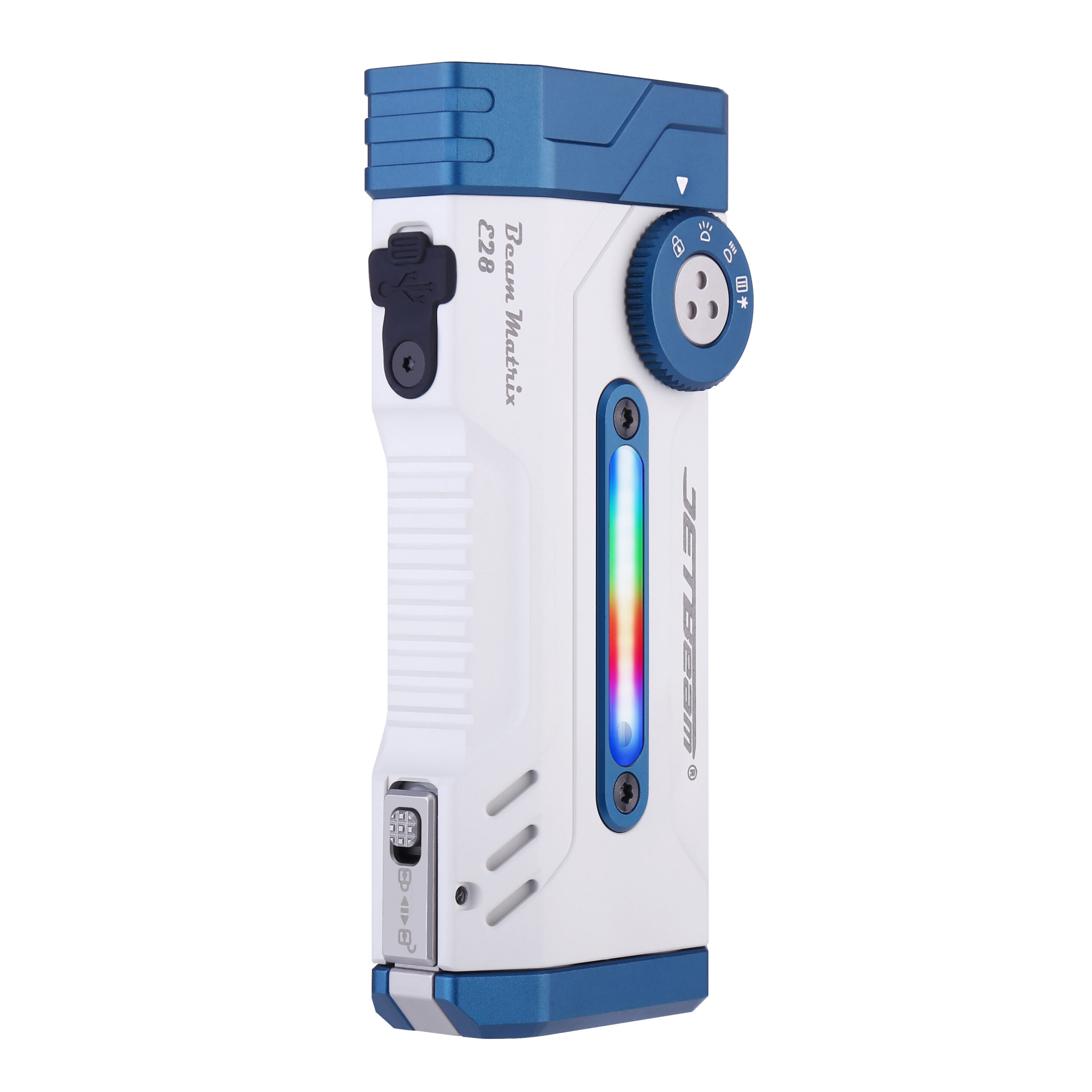 JETBeam E28 Rechargeable EDC Torch (LIMITED EDITION WHITE) - 3300 Lumens, 365 Metres - Image 4