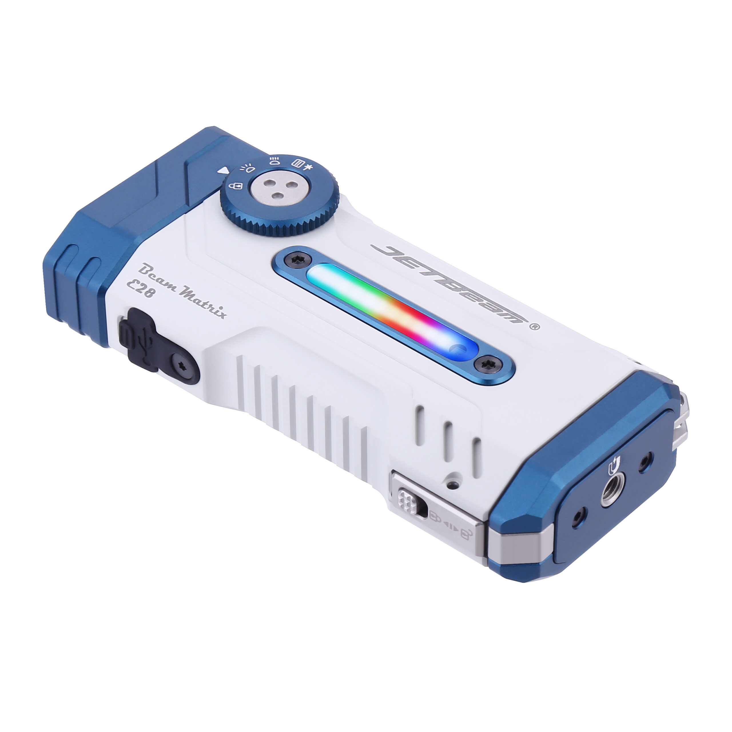 JETBeam E28 Rechargeable EDC Torch (LIMITED EDITION WHITE) - 3300 Lumens, 365 Metres