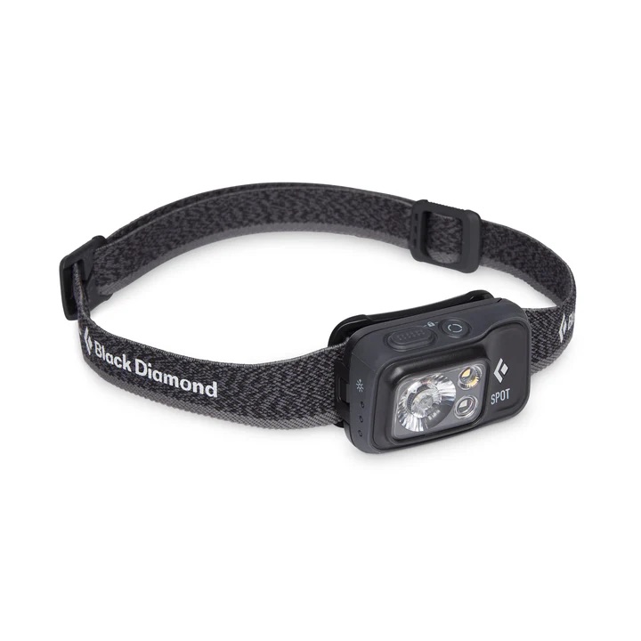 Black Diamond Spot 400 Headlamp with Red Light (Graphite) - 400 Lumens
