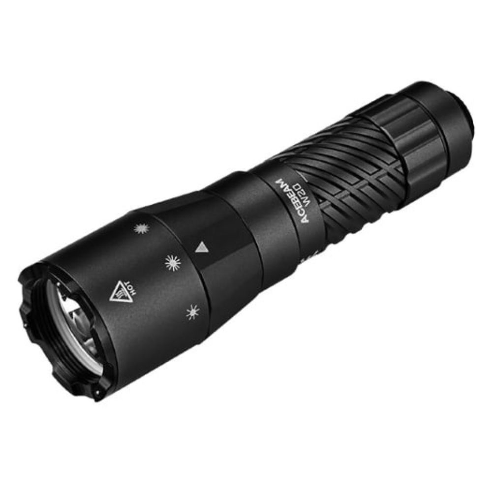 AceBeam W20 LEP Flashlight - Ultra Long Range USB-C Rechargeable Laser Torch 1km+ Beam Distance