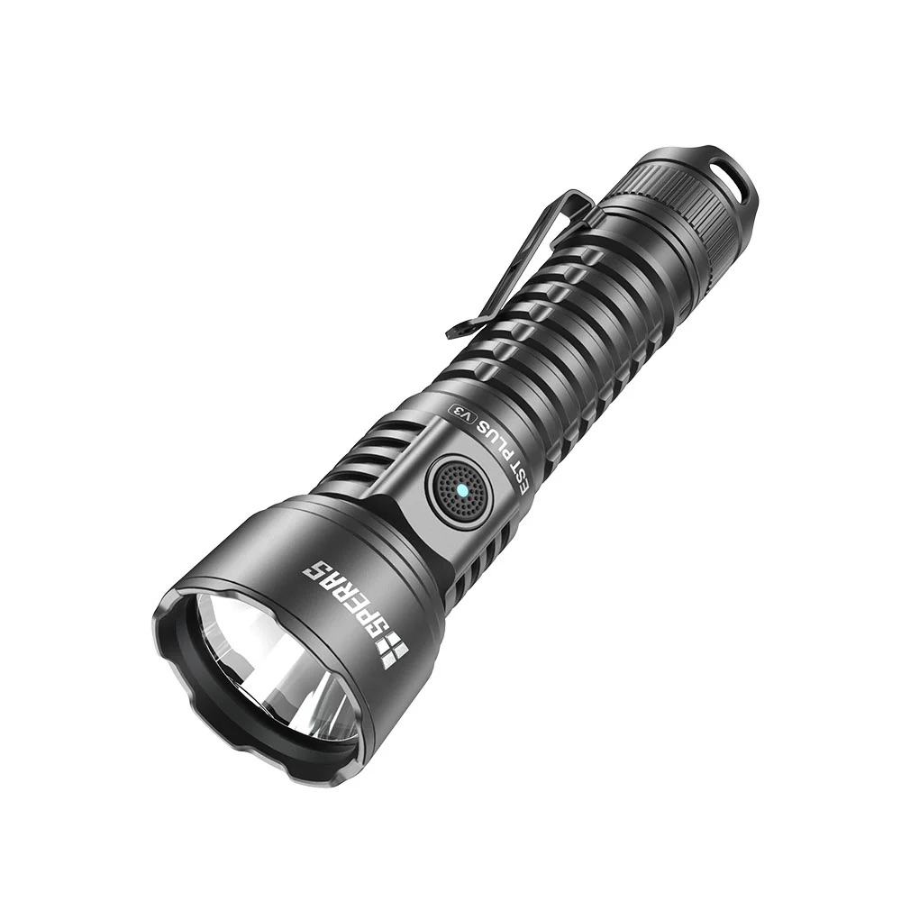 SPERAS EST PLUS V3 Tactical USB-C Rechargeable 21700 Torch - 3000 Lumen, 800 Metres