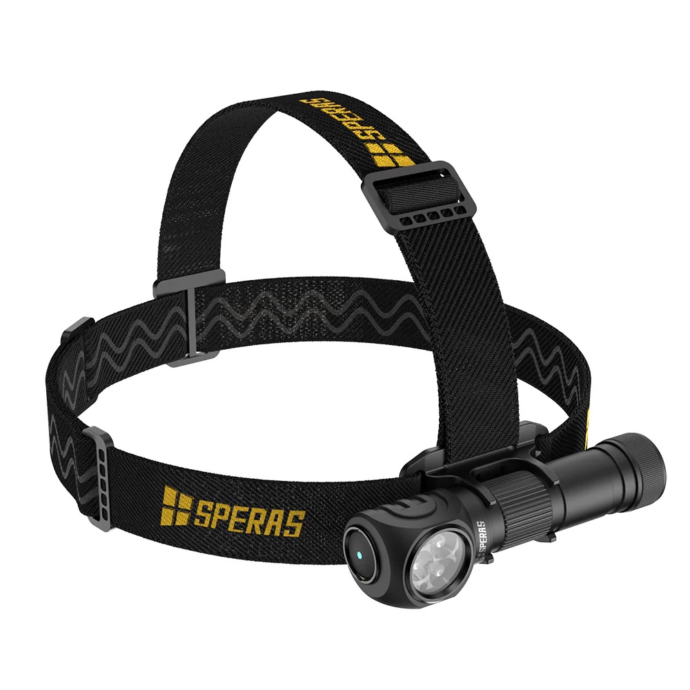 SPERAS SH20 3000 Lumen Headlamp with Red and White Light - 173 Metres