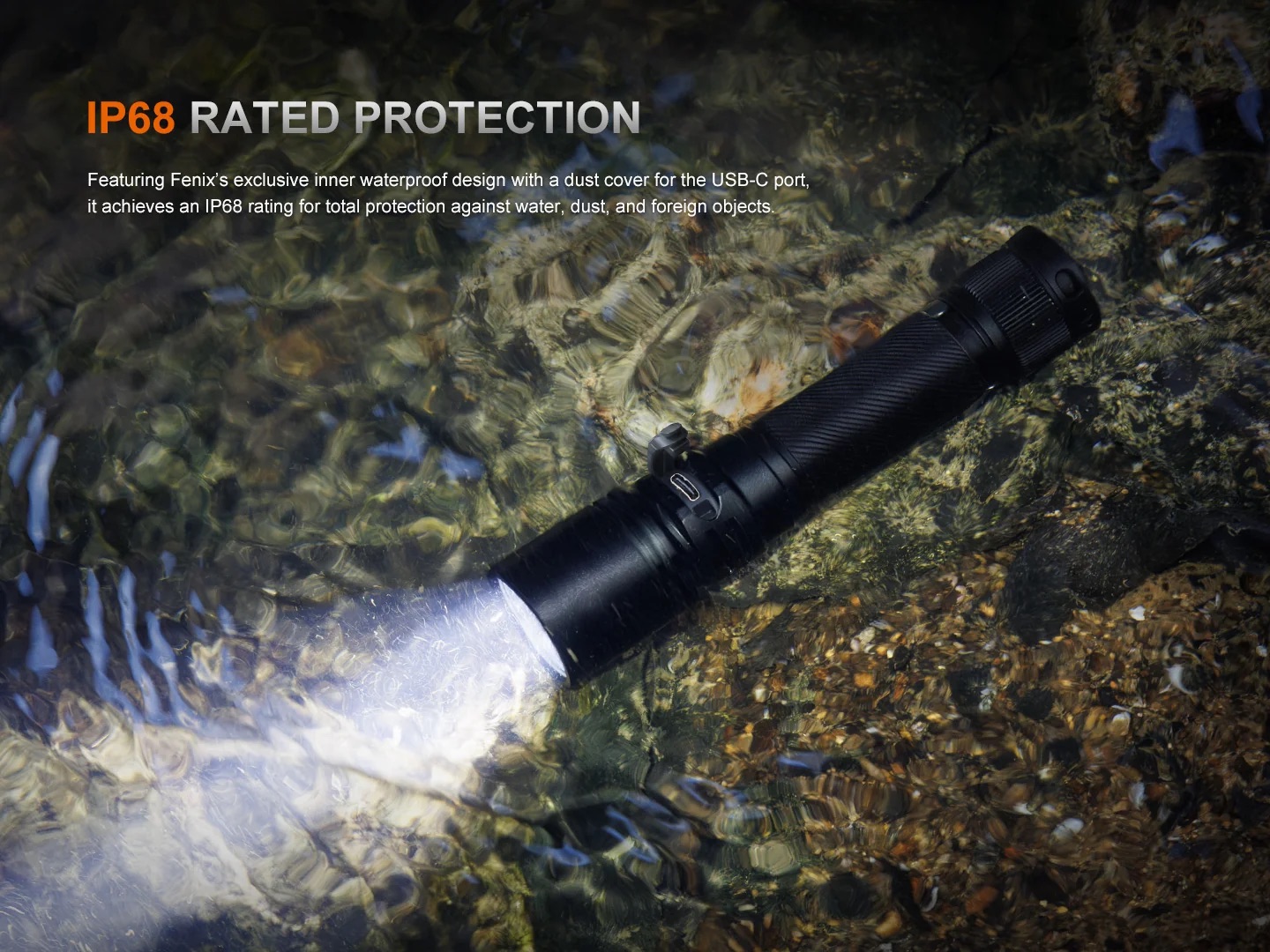 Fenix C5 Pro Heavy Duty Rechargeable Long Throw Compact Flashlight - 2000 Lumens, 480 Metres - Image 16