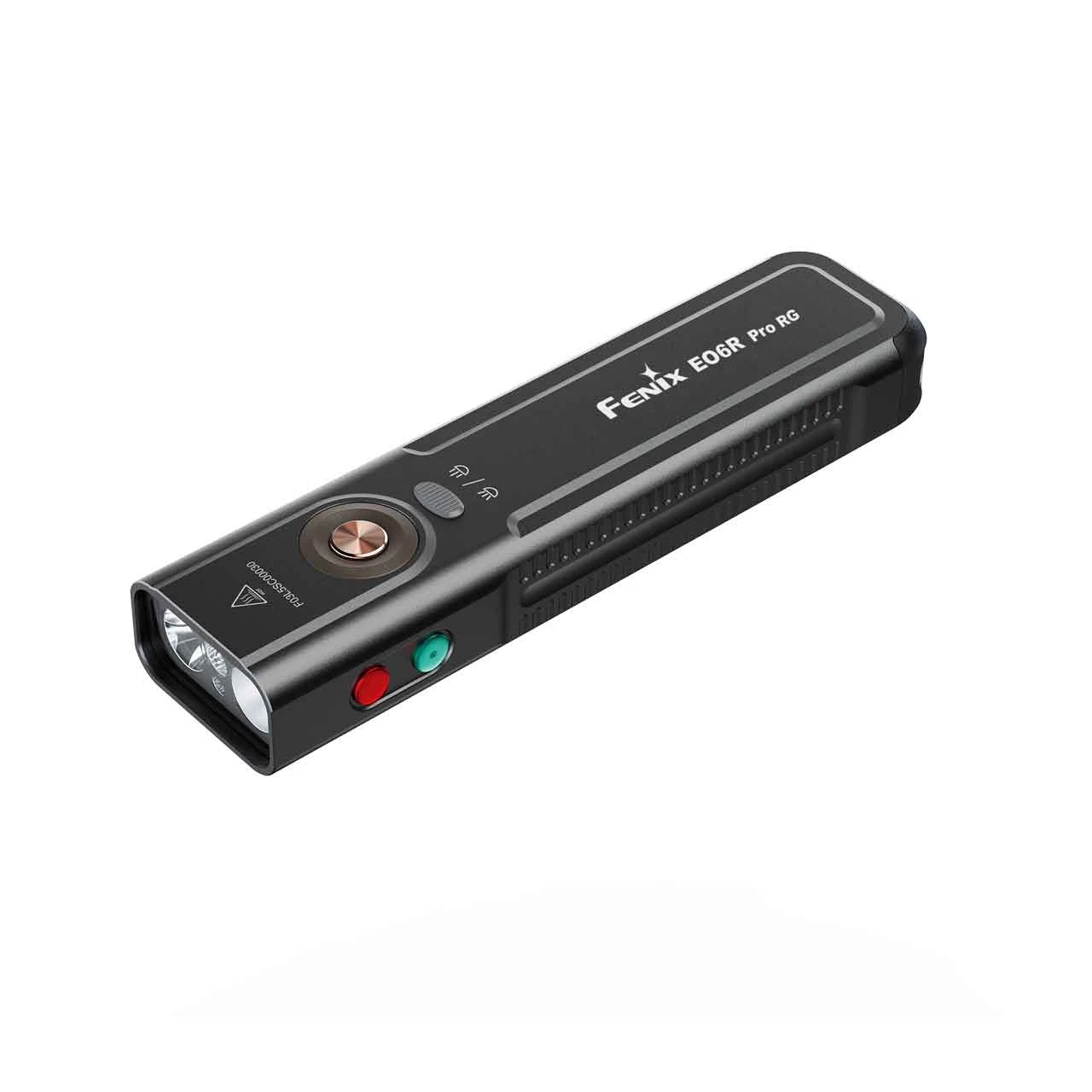 Fenix E06R Pro RG Flat EDC Rechargeable Flashlight with Red Light and Green Laser - 1600 Lumens, 160 Metres (Black)