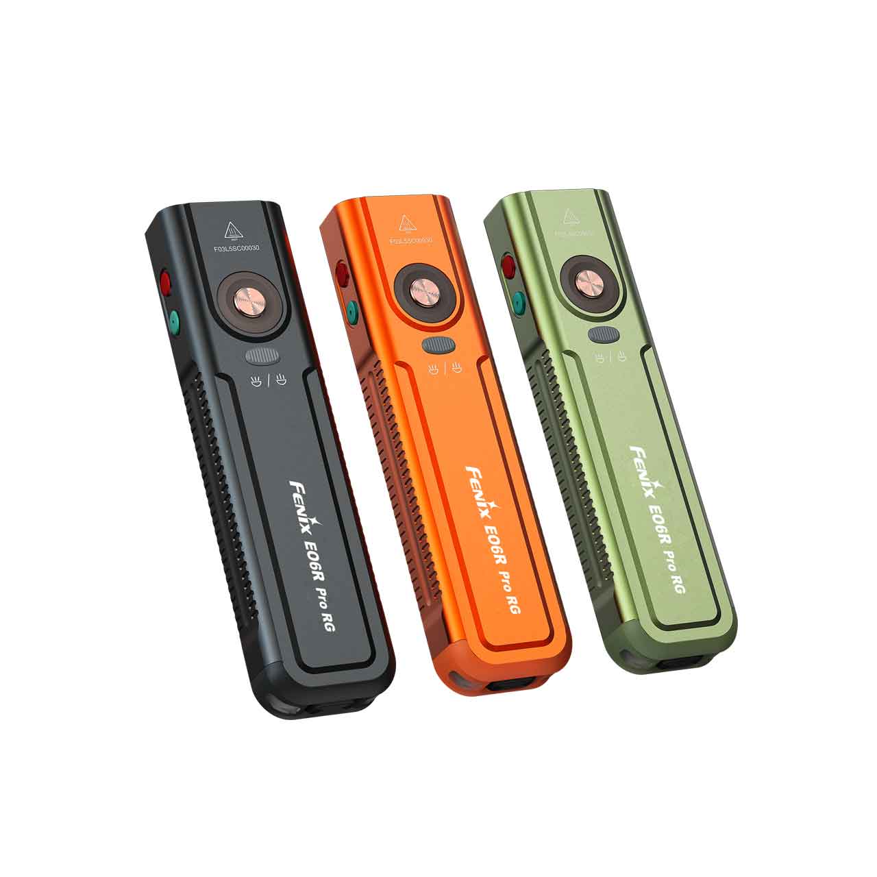 Fenix E06R Pro RG - EDC Torch with Red Light and Green Laser - Olive Drab - Image 17