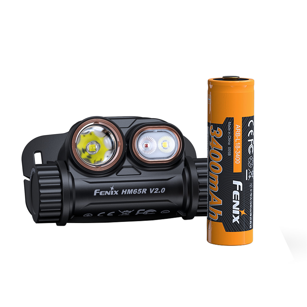 Fenix HM65R V2.0 Rechargeable LED Headlamp with Spot, Flood and Red Light - Image 16