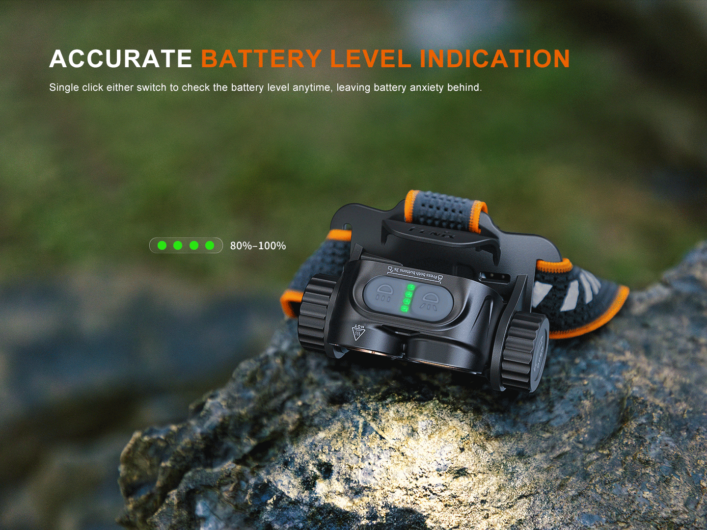 Fenix HM65R V2.0 Rechargeable LED Headlamp with Spot, Flood and Red Light - Image 14