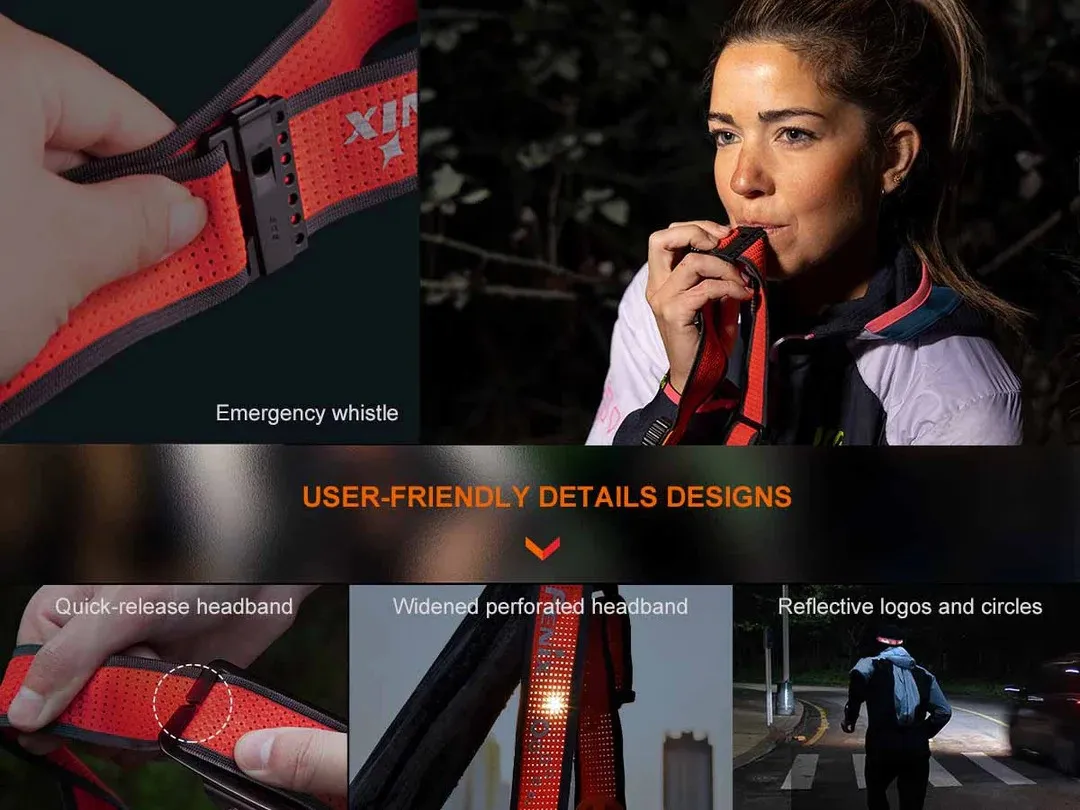Fenix HM65R-T V2.0 1600 Lumen Headlamp + E04R Clip On EDC Light - Image 9