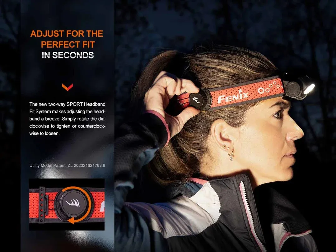 Fenix HM65R-T V2.0 1600 Lumen Headlamp + E04R Clip On EDC Light - Image 6