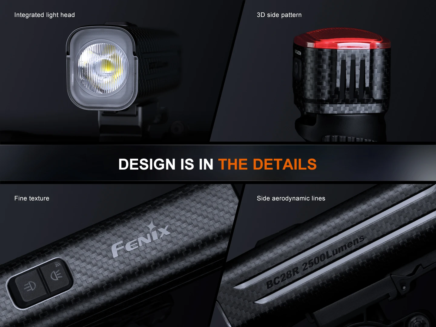 Fenix BC28R 2500 Lumen Smart Front and Rear Bike Light Set - Image 6