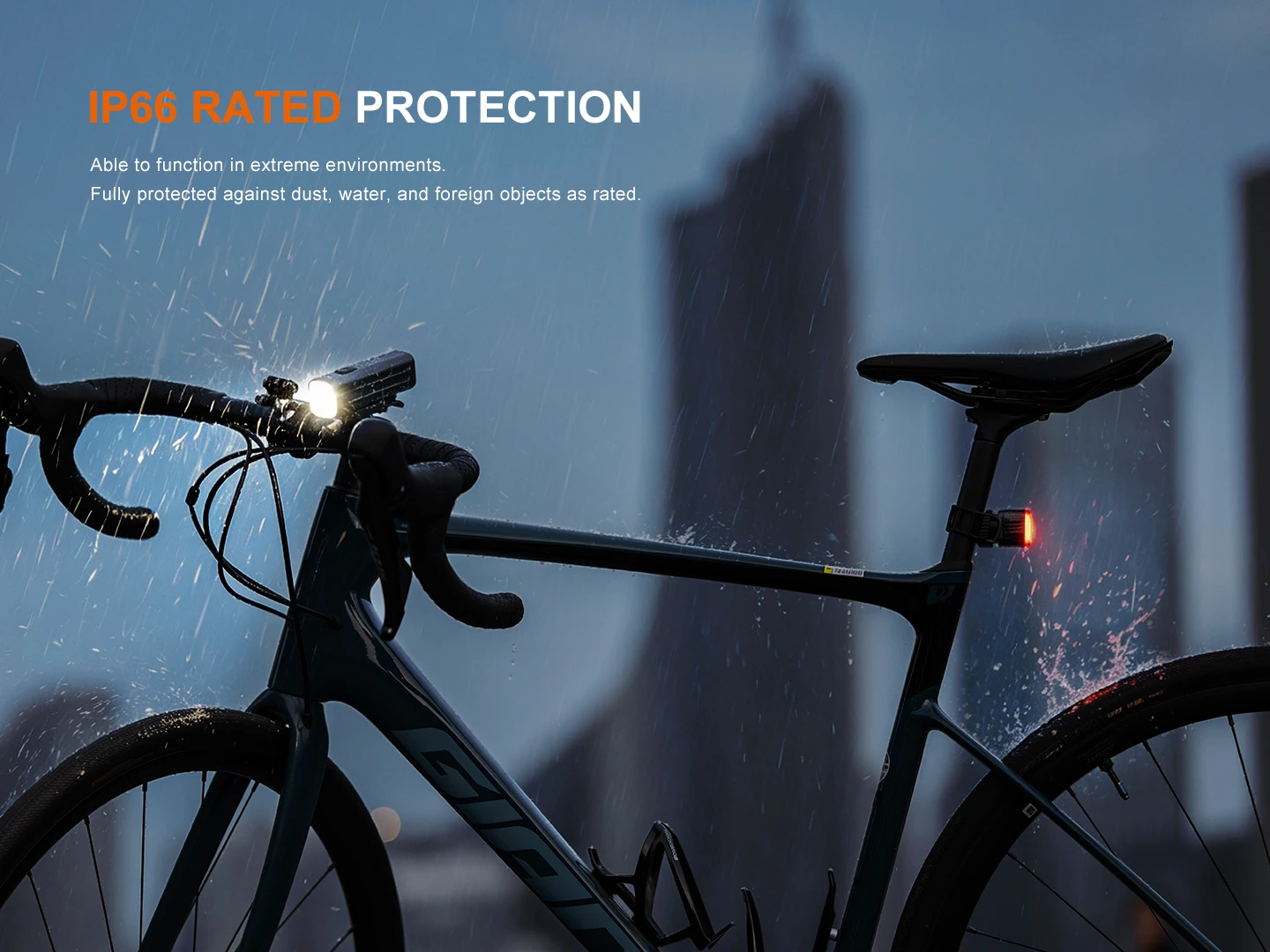 Fenix BC28R 2500 Lumen Smart Front and Rear Bike Light Set - Image 4