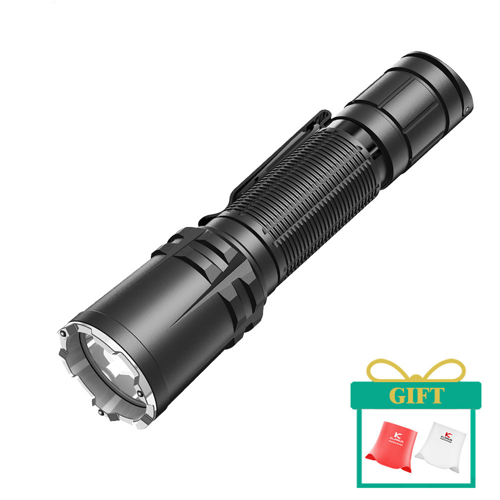 Klarus XT12R Rechargeable 2000 Lumen Tactical Torch with Dual Tail Switch - 500 Metres